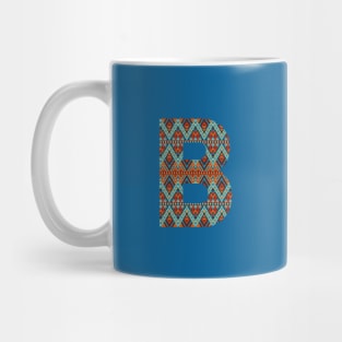 Letter B- boho design Mug